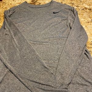 Nike long sleeve Dri Fit workout shirt